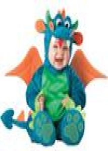 RETAIL Bambino Infantile Leone penguim dinosauro Pagliaccetto Bambini Un Vestito Animale Forme Cosplay Costume Bambino autunno inverno Abbigliamento 01217079029