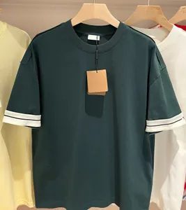 Mäns plus tees polos hip hop muskel passform krökad hem vit bomull anpassade tryck män kvinnor t shirt casual kvantitet trendstorlek: xs-xl 4696r