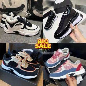 Luksusowe buty męskie buty designerskie buty swobodne buty z biura trampka niska męskie kobiety mody trenerzy derma mody kanał platformy kanał Sneaker