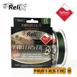 Lines RELIX Brand FANTASTIC X8 Strands Braided Line 150M 8X Multifilament PE Line For Pike Bass Fishing Equipment Free Shipping