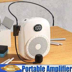 Speakers Portable Voice Amplifier with Headset Microphone,Personal Bluetooth Speaker Mic Rechargeable for Teachers,Coaches,Presentations