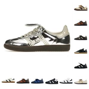 2024 New Style Designer Shoes Wales Bonner Vintage Trainer Sneakers Non-Slip Exclip Throughs Classic Black White Men Women Nasual Shoes 36-45