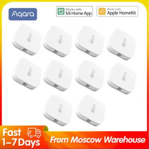 Kontrol 24H AQARA Sıcaklık Nem Sensörü Akıllı Hava Basınç Nem Ortamı Zigbee Xiaomi Apple Homekit için Bağlantı