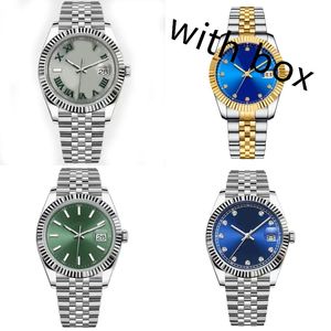 Designer Watches Watch for Men Relojes Mens Watch Men High Quality Storlek 41mm 36mm Datejust Datejust Movement Watches Relojes Womenwatch Watchwomen XB03 B4