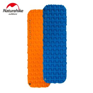 Mat NatureHike Ny anländer uppblåsbar sovplatta med Air Bag Madrass Outdoor Camping Mat Ultralight Tent Camp Fuktfast PAD