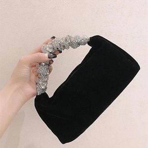 S Fold Handle Handbag Women Luxury Soft Square Clutch Pags Female Sice Designer محافظ عالية الجودة 240301