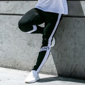 Sweatpants Black Gym Pants Jogger Sweatpants Men Casual Cotton Trousers Fitness Bodybuilding Training Bottoms Male Running Sport Trackpants