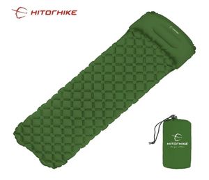 Hitorhike Inflatable Sleeping Pad Camping Mat With Pillow air mattress Cushion Bag sofas inflatable sofa 2201042564439