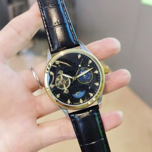 Luksusowa marka Diamond Mens Watch Fashion Waterproof Mechanical Automatic Ruch Gold Designer Watches Wysokiej jakości zegarek dla mężczyzn urodzinowy prezent Bożego Narodzenia