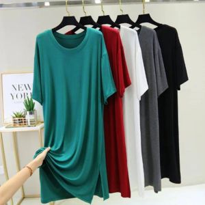 Dresses Sleepwear Women Night Dress New Modal Cotton Nightgowns Loose Large Size Nightshirt Female Gown Sleep Dresses Nuisette Femme