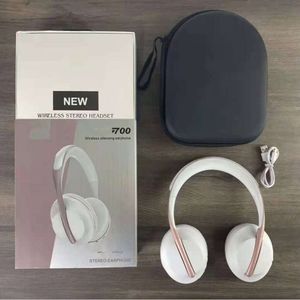 Cross Border Neue kabellose Bluetooth-Kopfhörer QC700, tragbare Sport-Kopfhörer mit Ledertasche, Business-Kopfhörer mit starkem Bass