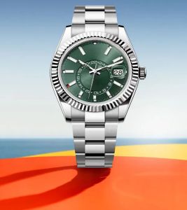 продажи Skydweller мужские часы мужские дизайнерские часы женские часы автоматические механические наручные часы механизм 41 мм Montre De Luxe дизайнер высокого качества двойного времени