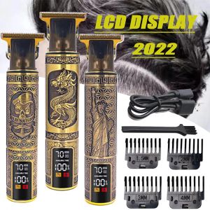 Trimmers T9 Electric Hair Cutting Maszyna ładowna Nowa włosy Clipper Man Shaver Trimmer dla mężczyzn Professional Broda Trimmer