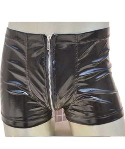 Männer Zipper Unterwäsche Boxer Shorts Sexy Unterhosen Männliche Beutel Höschen Geöffneter Gabelung Elastische Taille Neuheit Dessous7688241