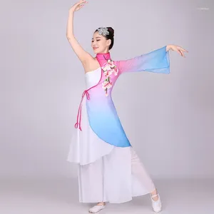 Scen Wear 2024 National Dance Performance Classic Adult Female Elegant Chinese Folk Costume