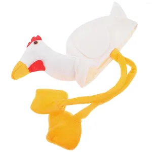 Basker chick hatt fest huvudbonad kyckling kostym plysch djur roliga cosplay po prop caps