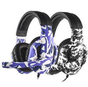 Cuffie Camouflage Stereo Bassi profondi con microfono PerXBOX ONEComputer Switch Giocatore di gioco Cuffie per cellulare Cuffie da gioco8240326