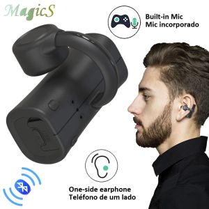 ヘッドフォンボーン伝導イヤホン片耳ヘッドセットBluetoothヘッドフォンは、コールドライビングに会うためのビルトインマイク8Gメモリ