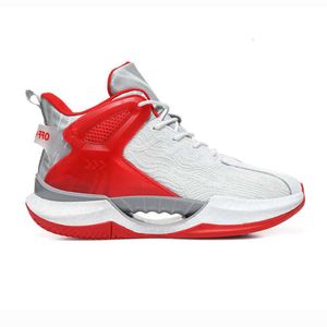 Neue Mode Basketball Schuhe High Top Casual Atmungsaktive Turnschuhe Herren Jugend Sport Trainer Rot Blau Schwarz