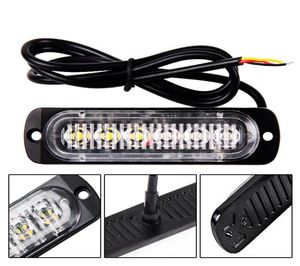 1pc 1224V 6LED auto camion avvertimento di emergenza LED stroboscopico flash luce di pericolo lampada lampeggiante guida luce diurna bar polizia pompiere6162001