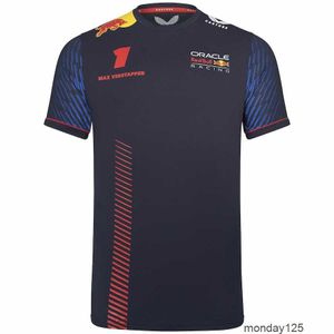 Spor Otomobil Takımı Fanst-Shirts 2023 F1 Formula One Tişörtlü Erkek Yeni Sürücü Max Verstappen Sportswear Erkek ve Kadınlar Boş zaman Kısa Kollu 1# X3YR