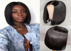 Ishow 2x6 Bob Lace Closure Peruki Brazylijskie dziewicze włosy proste koronkowe frontalowe peruki ludzkie włosy szwajcarskie koronkowe perukę czołową Pre Preucked6319050