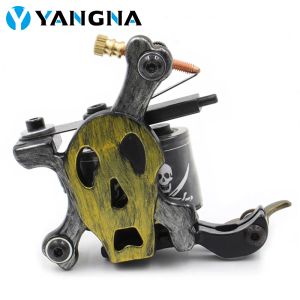 Máquina Yangna Coil Tattoo Machine 10 Warps Tattoo Coil Machine Tainding and Shading Tattoo Machine para tatuagens de tatuagem de tatuagem