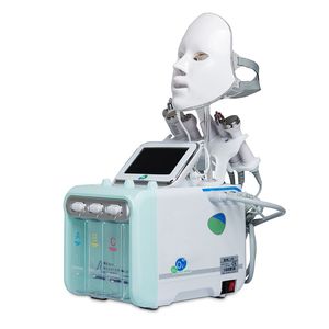 Equipamento de beleza 7 em 1 Pro Hidrogênio Oxigênio Pequena Bolha Máquina de Beleza Facial H2O2 Hidro Dermoabrasão Rejuvenescimento Aperto Cuidados com a Pele Rosto Spa Instrumento de Beleza