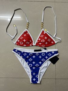 Designer-Bikini-Badebekleidung für Damen, Badeanzüge, Sommer-Badeanzug, Streifen, Fadenkopf, Karomuster, Set, modische, bequeme Kleidung, Bikinis GB51