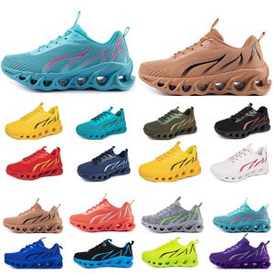 Gai Spring Men ayakkabılar Düz ayakkabılar Yumuşak taban moda bule gri yeni modeller moda renk engelleme sporları büyük boyut A1119abc