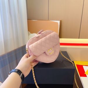 Bag designer bag luxury crossbody bag shoulder bag women designer heart-shaped handbag Chains fashion casual Cross Body capacity Wallet celebritie gift size