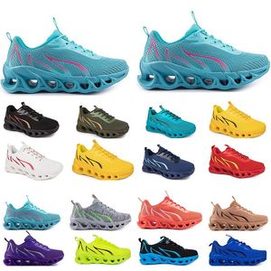 GAI spring men shoes Running flat Shoes soft sole fashion bule grey New models fashion Color blocking sports big size a111910i