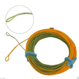 Linhas Aventik Fly Fishing Line Ultra Low Stretch DaulTone Peso Forward Floating Fly Line com Loops Soldados linha ID L