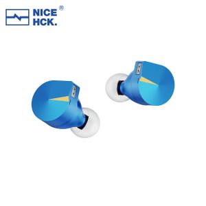 Hörlurar NiceHCK F1 Pro IEM HIFI Musik Wired CNC Metal Earphone 14.2mm Plan Membranförare 0,78 mm 2pin i öronmonitor 4.4mm Balanced