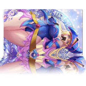 Pads YuGiOh Playmat Dark Magician Girl Mat TCG OCG CCG Trading Card Game Board Game Mat Anime Mouse Pad Custom Rubber Desk Mat Zones