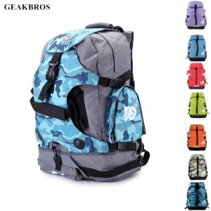 Bags 2 Size Roller Skates Backpack Men Inline Skates Skating Shoes Boots Carry Bag Kid Ice Skates Storage Knapsack Outdoor Sports Bag