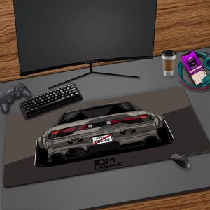 Almofadas Japão Sports Car JDM Drift New Arrivals Gamer Play Mats Antiderrapante Mousepad Tamanho para Esports Game Player PC Computador Laptop Tapete