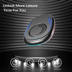 Accessories Mouse Mover Jiggler RGB Undetectable Mouse Mechanical Movement Pad with Timer TypeC Awakening Computer Lock Screen Prevention