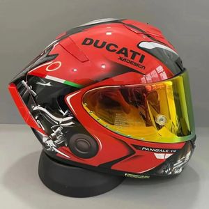 Casco Shoei x14 X-Spirit III Panigale V4 Casco moto integrale Panigale custom racing paint 240301