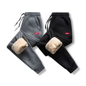 Sweetyants 2022 Kalın Polar Jogger Mens Pants Spor Pamuk Pantolon Erkek Kış Sıcak Velvet Sweat Paps Harem Kalem Takip Sonbahar 4xl