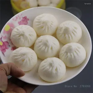 Decorative Flowers Simulated Buns Pography Props Steamed Stuffed Breakfast Decorations For Ceremony Kitchen Toy Wedding Party Decors