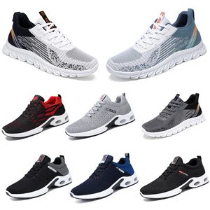 2024 Women Autumn Hiking New Men Running Flat Shoes Soft Sole Black White Red Bule Comfortable Fashion Antiskid Big Siz 83