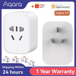 Controllo 2023 Nuovo Aqara Smart Wall Socket T1 Zigbee 3.0 Switch Time Statistics Electricity Control Control Work per Homekit Aqara Home App