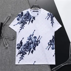 Camiseta de designer masculina camiseta de moda topo masculino casual solto camiseta de luxo rua manga curta roupas masculinas 04