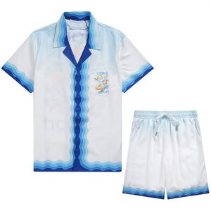 Modna moda Sportswear Summer T-shirt + szorty Zestaw odzieży z literami zwykły trend streetowy