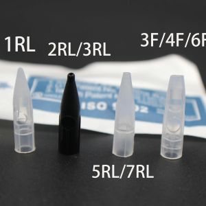 Tipps 100 Stücke Sterile Einweg Permanent Make-Up Augenbrauen Lip Tattoo Tipps Nadelkappen Für Merlin Mosaik Drachen Tattoo Maschine