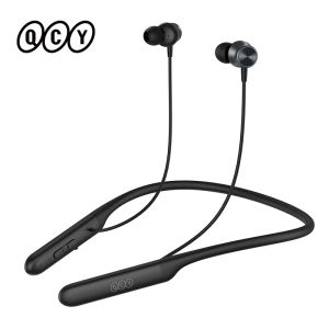Kulaklıklar Qcy C1 C2 Kablosuz Kulaklıklar Bluetooth 5.2 Boyun Bandı Spor Kulaklık Kulaklıkları Kearbudlar Hızlı Şarj 50H Uzun Pil Ömrü