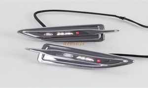 Juli King Car Fender White LED Side Light Side Marker Lights Side Running Lights Drl Case for Ford Kuga and Escape 201320191136282