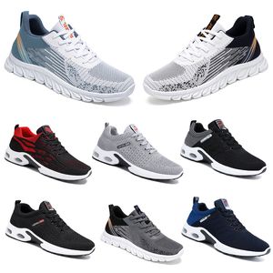 New Spring Men Women Shoes Running Flat Shoes Soft Sole White Black Models Fashion Color Blocking Leisure Antiskid Big Size 39-45 GAI