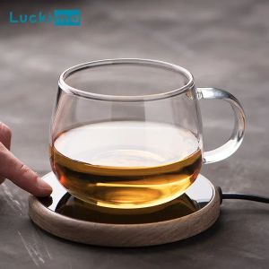 Tools Electric Coffee Cup Warmer for Milk Water Tea Cocoa Home Office Desk Use Beverage Mug Warmer Heating Plate 8 Hours Auto Shut Off